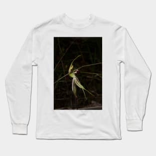 Green Comb Flower Long Sleeve T-Shirt